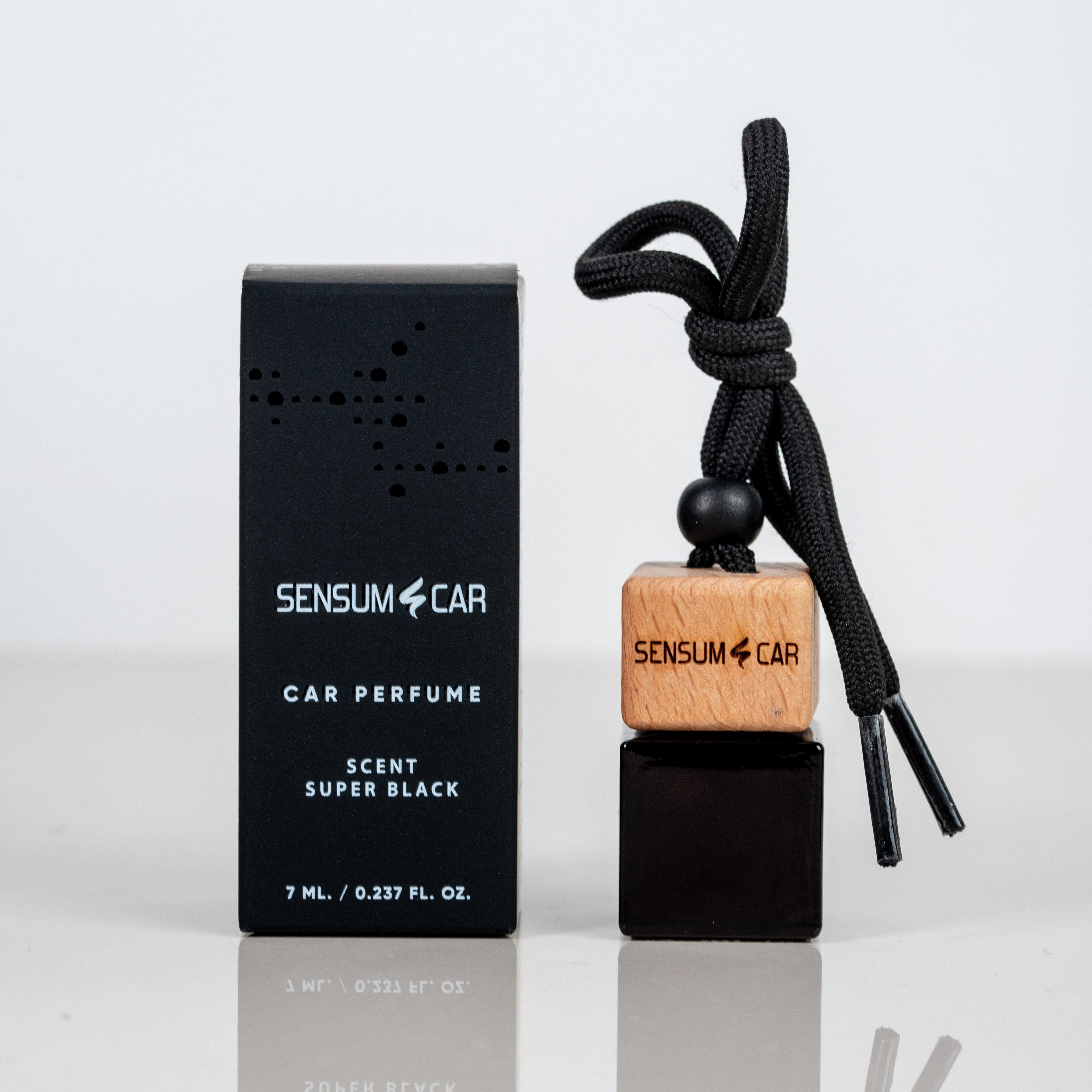 SENSUM CAR Luxury Perfume with hanging bottle - SUPER BLACK